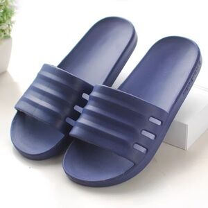 Men's Blue Slide Sandals